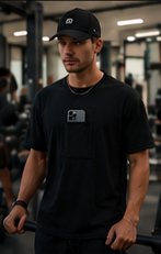 Filming a workout hands free with The POV Tee